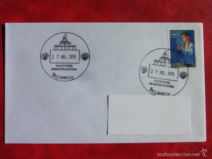 Stamps: OFICINA POSTAL DE FISTERRA 2015 - FARO DE FISTERRA - FINISTERRE.