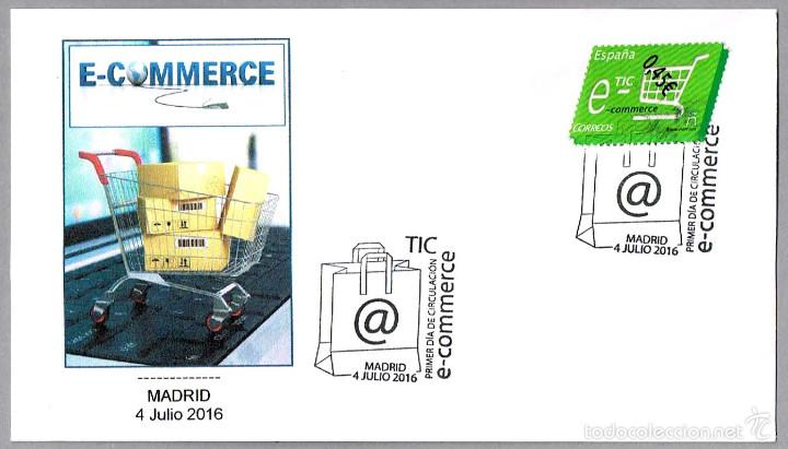 Sellos: Matasellos Primer Dia - COMERCIO ELECTRONICO - E-COMMERCE. Madrid 2016 - Foto 1