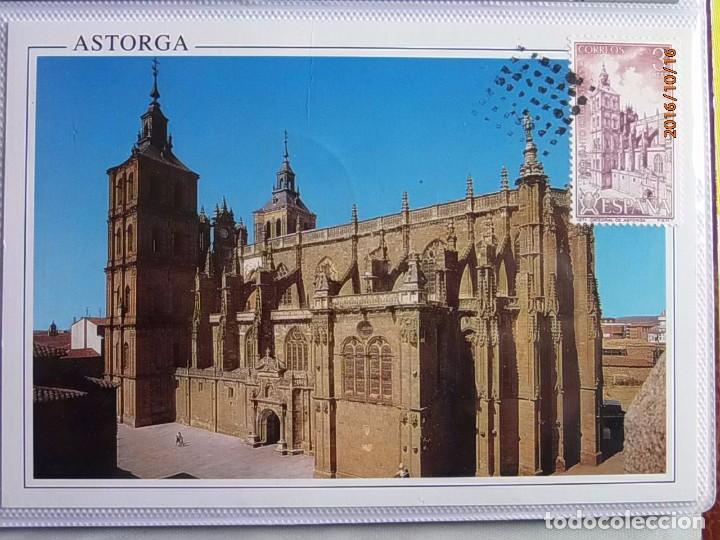 Stamps: CATEDRAL DE ASTORGA - SELLO DE PUNTOS