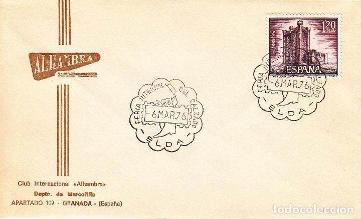 Sellos: SOBRE: 1976 ELDA. FERIA INTERNANCIONAL DEL CALZADO - Foto 1
