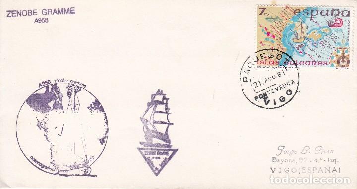 Sellos: SOBRE: 1981 VIGO. ZENOBE GRAMME - Foto 1