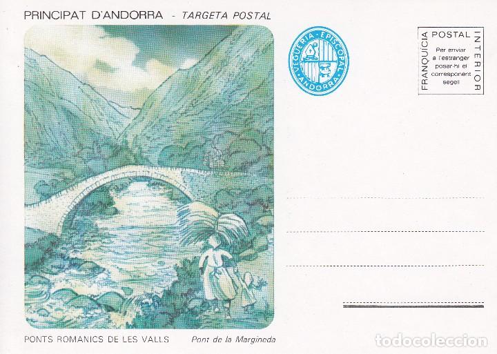 Sellos: TARJETA POSTAL: ANDORRA. PONT DE LA MARGINEDA - Foto 1
