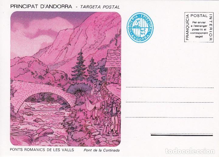 Sellos: TARJETA POSTAL: ANDORRA. PONT DE LA CORTINADA - Foto 1