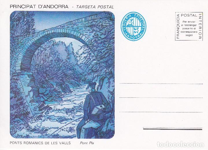 Sellos: TARJETA POSTAL: ANDORRA. PONT PLA - Foto 1