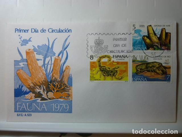 Sellos: SOBRE PRIMER DIA. FAUNA 1979. - Foto 1