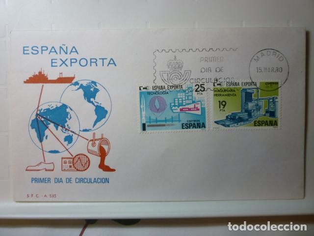 Sellos: SOBRE PRIMER DIA. ESPA&Ntilde;A EXPORTA 1980. - Foto 1