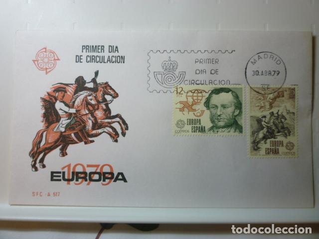 Sellos: SOBRE PRIMER DIA. EUROPA 1979. - Foto 1