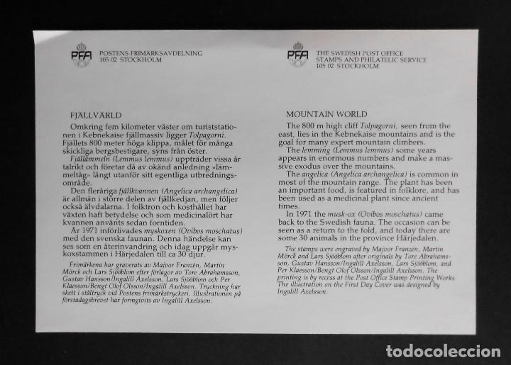 Sellos: SUECIA FDC Mountain World 1984 - Foto 4