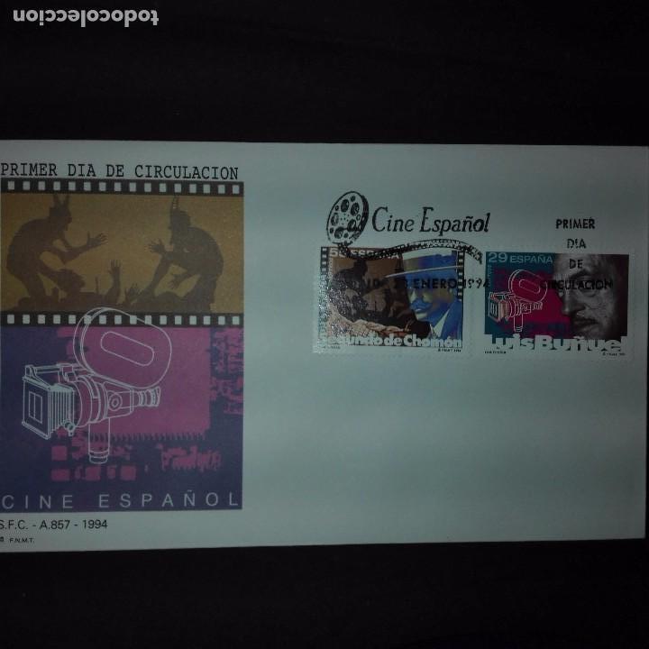 Timbres: ESPA&Ntilde;A.- A&Ntilde;O 1994.- CINE ESPA&Ntilde;OL EDIFIL 3277-3278