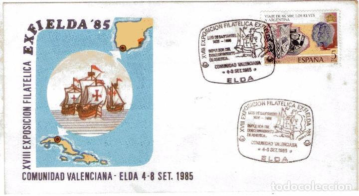 Sellos: SOBRE TEMA CRISTOBAL COLON, REYES CATOLICOS. - Foto 1
