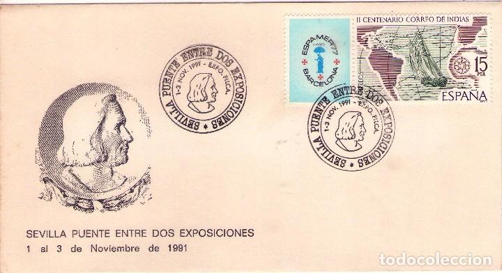 Sellos: SOBRE TEMA CRISTOBAL COLON, REYES CATOLICOS. - Foto 1