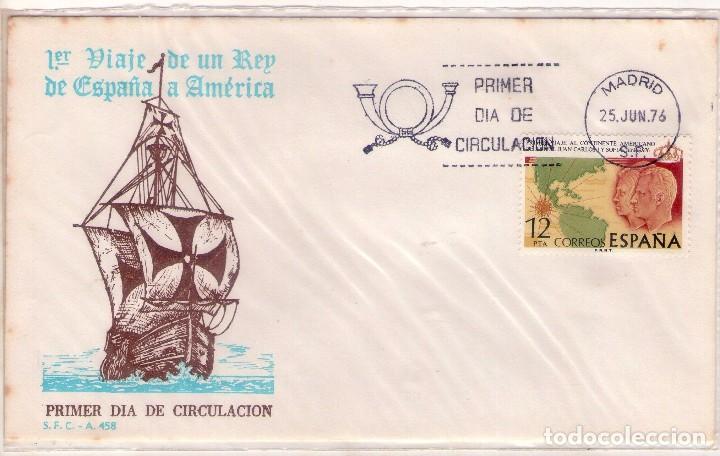 Sellos: SOBRE TEMA CRISTOBAL COLON, REYES CATOLICOS., - Foto 1