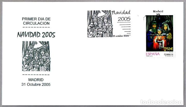 Sellos: Matasellos Primer Dia - NAVIDAD. Madrid 2005 - Foto 1