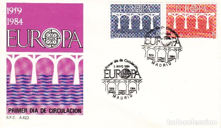 Sellos: SOBRE: 1984 MADRID. EUROPA - CEPT - Foto 1