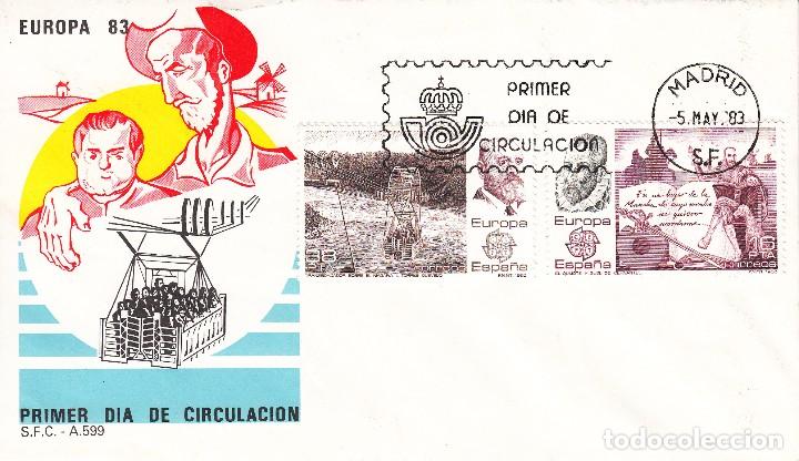 Sellos: SOBRE: 1983 MADRID. EUROPA - Foto 1