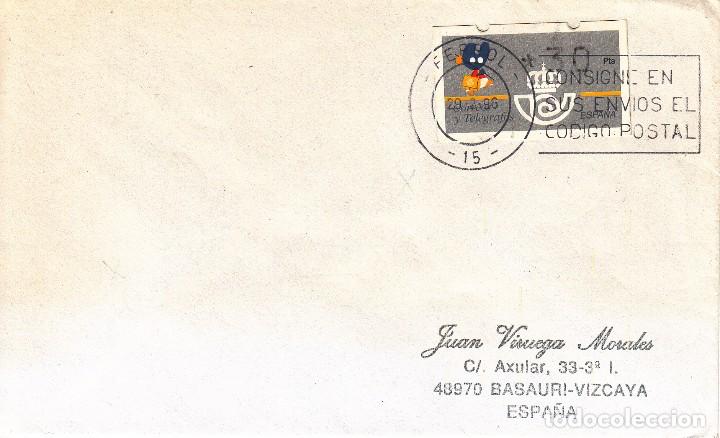 Sellos: SOBRE: 1996 FERROL - Foto 1