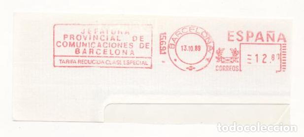 Sellos: FRANQUEO MECANICO A&Ntilde;O 1989 - Foto 1
