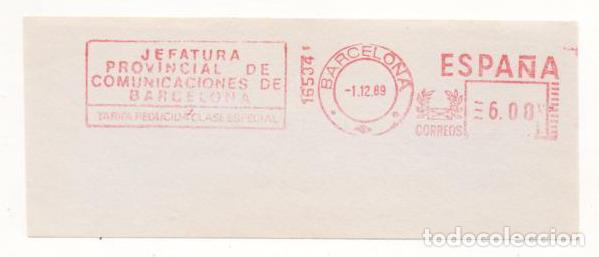 Sellos: FRANQUEO MECANICO A&Ntilde;O 1989 - Foto 1