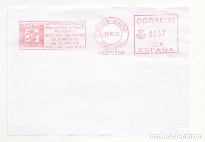 Sellos: FRANQUEO MECANICO A&Ntilde;O 2002 - Foto 1