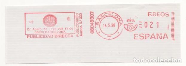 Sellos: FRANQUEO MECANICO A&Ntilde;O 1996 - Foto 1