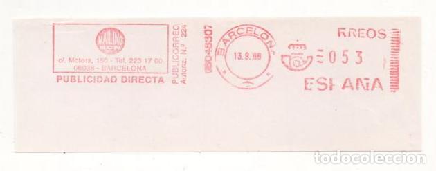 Sellos: FRANQUEO MECANICO A&Ntilde;O 1996 - Foto 1