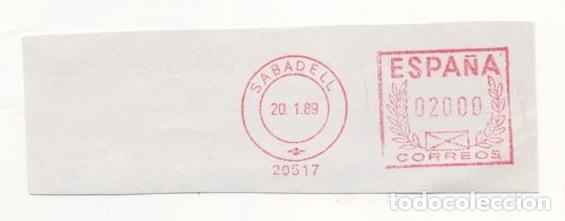 Sellos: FRANQUEO MECANICO A&Ntilde;O 1989 - Foto 1