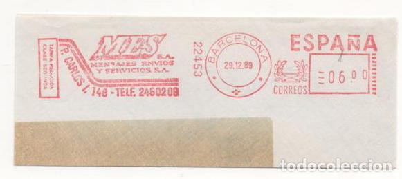 Sellos: FRANQUEO MECANICO A&Ntilde;O 1989 - Foto 1