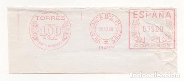 Sellos: FRANQUEO MECANICO A&Ntilde;O 1989 - Foto 1