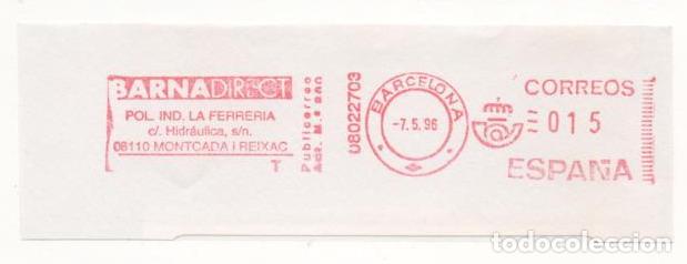 Sellos: FRANQUEO MECANICO A&Ntilde;O 1996 - Foto 1