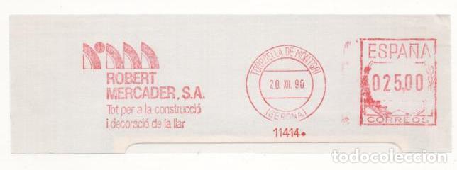 Sellos: FRANQUEO MECANICO A&Ntilde;O 1990 - Foto 1