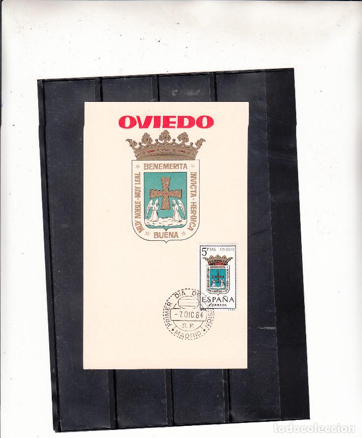 Sellos: M&Aacute;XIMA DE OVIEDOI. PRIMER D&Iacute;A DE EMISI&Oacute;N - Foto 1