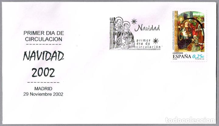 Sellos: Matasellos Primer Dia - NAVIDAD 2002. Madrid - Foto 1