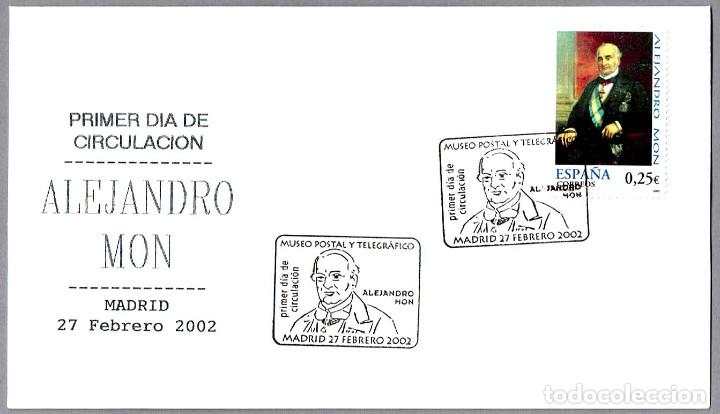 Sellos: Matasellos Primer Dia - ALEJANDRO MON. Madrid 2002 - Foto 1