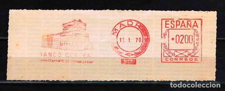 Sellos: Franqueo mec&aacute;nico n&ordm; 4988, Banco Central - Foto 1