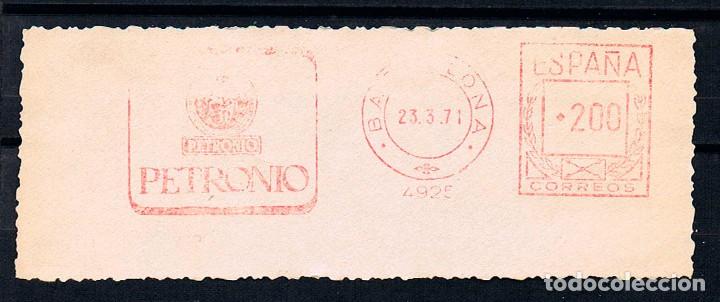 Sellos: FRANQUEO MECANICO N&ordm; 4925, PETRONIO - Foto 1