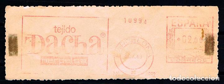 Sellos: FRANQUEO MECANICO N&ordm; 4892, TEJIDO DACHA - Foto 1
