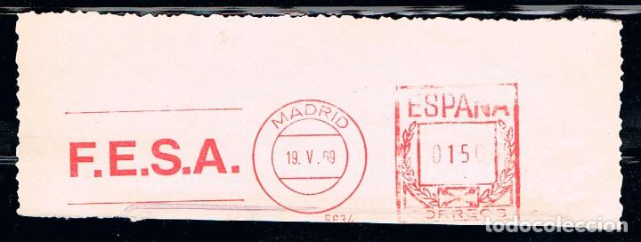 Sellos: FRANQUEO MECANICO N&ordm; 5634, F.E.S.A. - Foto 1