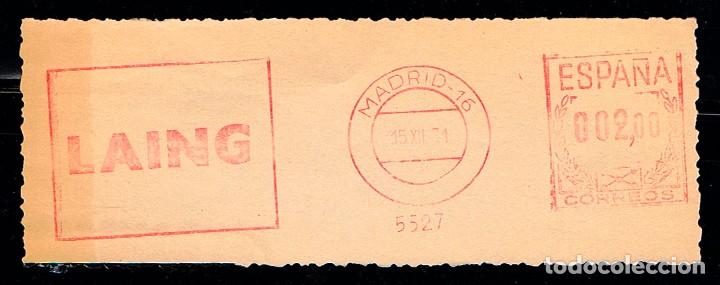 Sellos: FRANQUEO MECANICO N&ordm; 5527, LAING - Foto 1