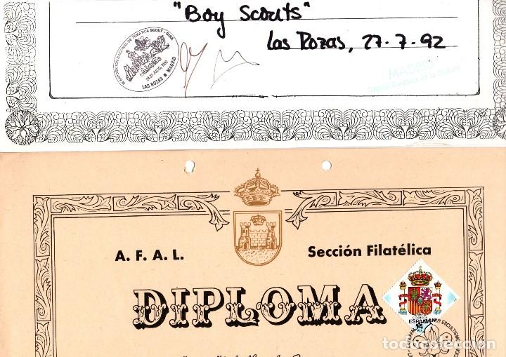 Sellos: 14 FRAGMENTOS DE DIPLOMAS DE EXPOSICIONES. - Foto 2