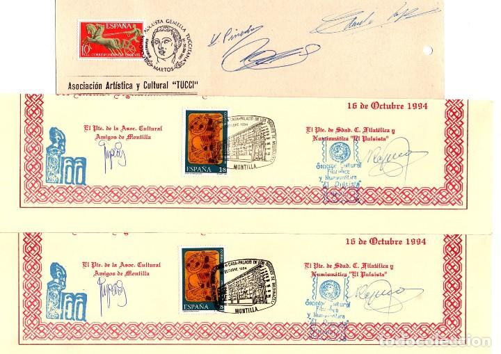Sellos: 14 FRAGMENTOS DE DIPLOMAS DE EXPOSICIONES. - Foto 3