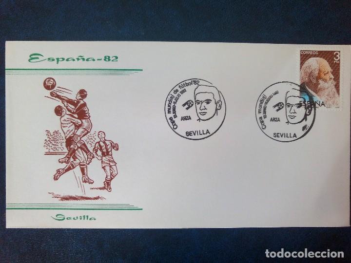 Sellos: ESPA&Ntilde;A SOBRE ESPA&Ntilde;A-82 SEVILLA - Foto 1