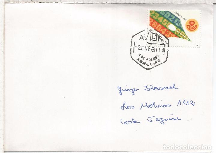 Sellos: ARRECIFE LAS PALMAS CC CON MAT SELLOS CODIGO POSTAL POSTAL CODE - Foto 1