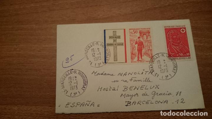 Briefmarken: SOBRE MARSEILLE R. HONNO4RAT19 - 12 - 1973