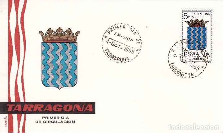 Sellos: SOBRE: 1965 TARRAGONA. ESCUDO - Foto 1