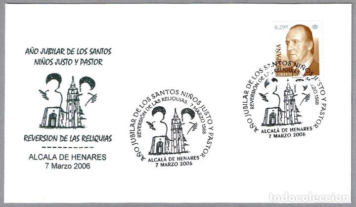 Briefmarken: Matasellos A&Ntilde;O JUBILAR SANTOS NI&Ntilde;OS JUSTO Y PASTOR. Alcala de Henares, Madrid, 2006
