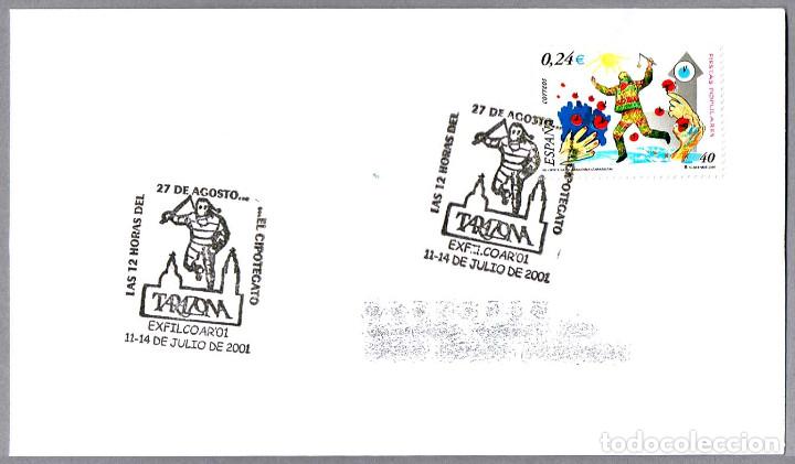 Stamps: Matasellos FIESTAS POPULARES - EL CIPOTEGATO. Tarazona, Zaragoza, Aragon, 2001