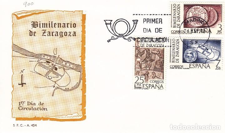 Sellos: SOBRE: 1976 MADRID. BIMILENARIO DE ZARAGOZA - Foto 1