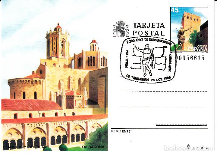 Sellos: SPD ENTERO POSTAL 2200 A&Ntilde;oS DE ROMANIZACI&Oacute;N DE TARRAGONA 1988