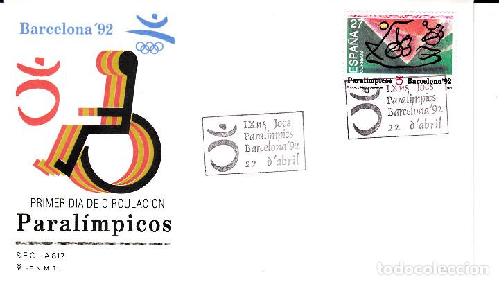 Sellos: BARCELONA 92 - SPD JOCS PARALIMPICS - Foto 1