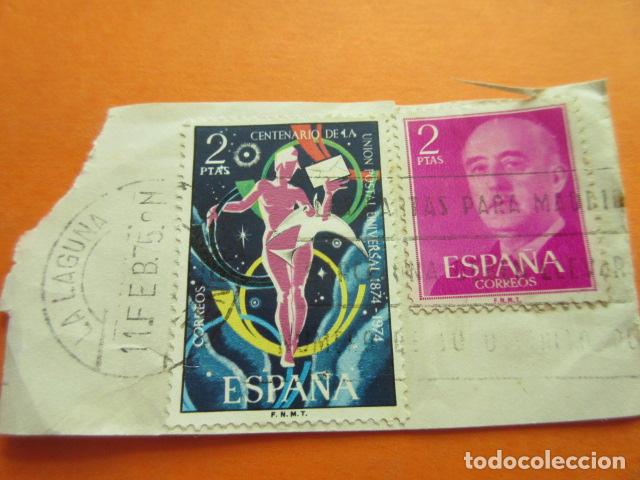 Sellos: MATASELLOS LA LAGUNA TENERIFE Y SELLO FRANCO